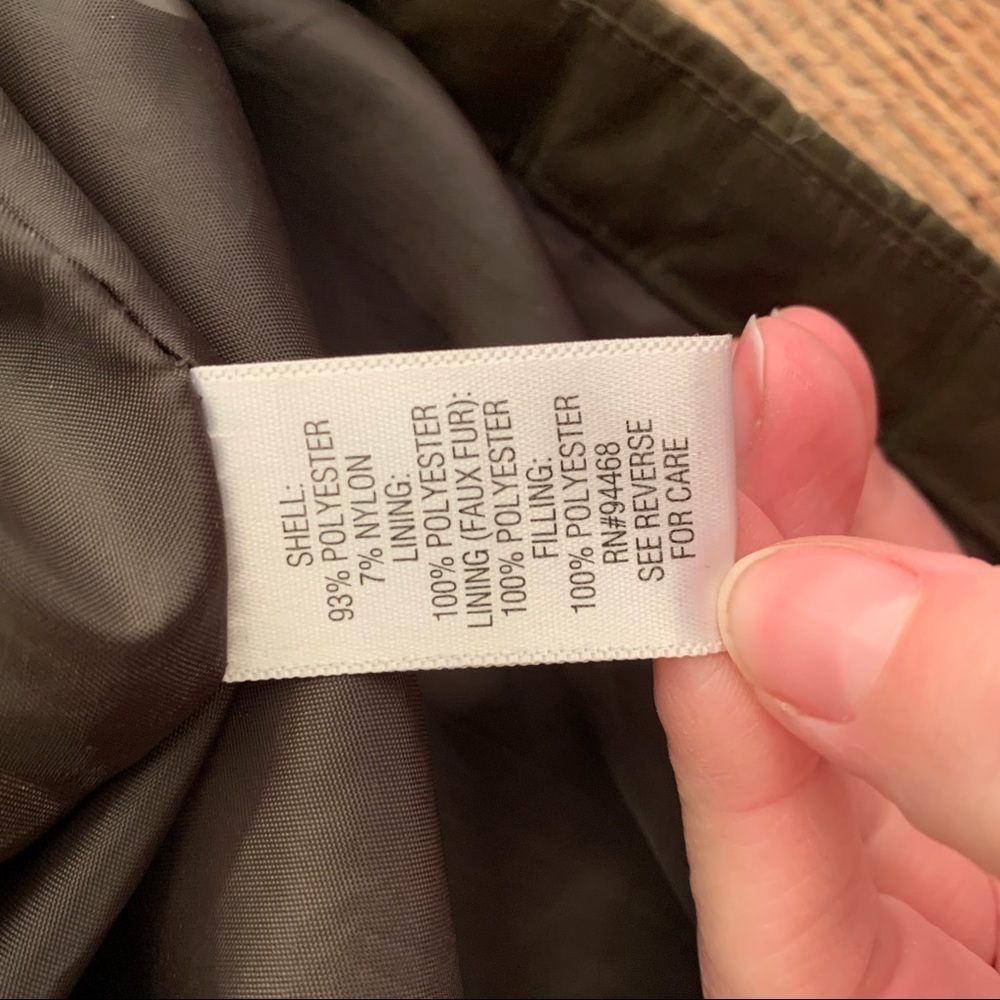 Croft and barrow quilted brown warm Sherpa lined jacket - S - Picture 4 of 7